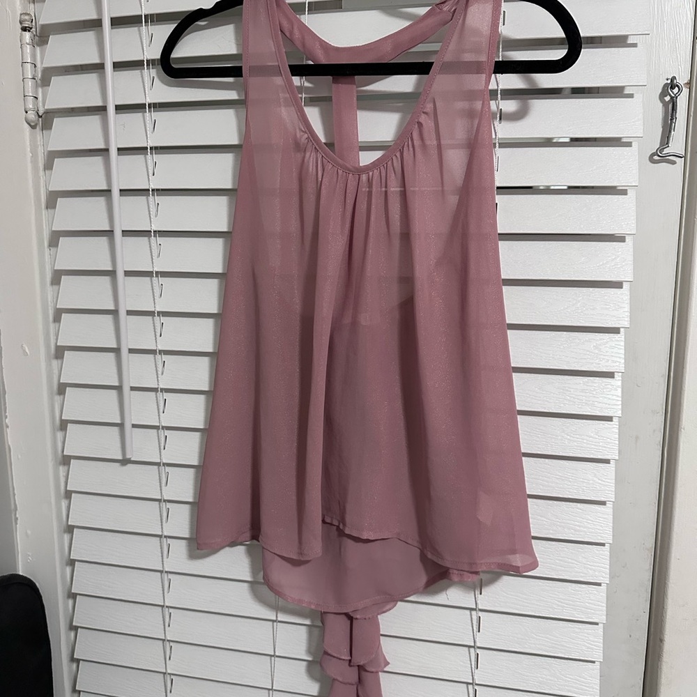 Potter's Pot Dusty Rose Sleeveless Top